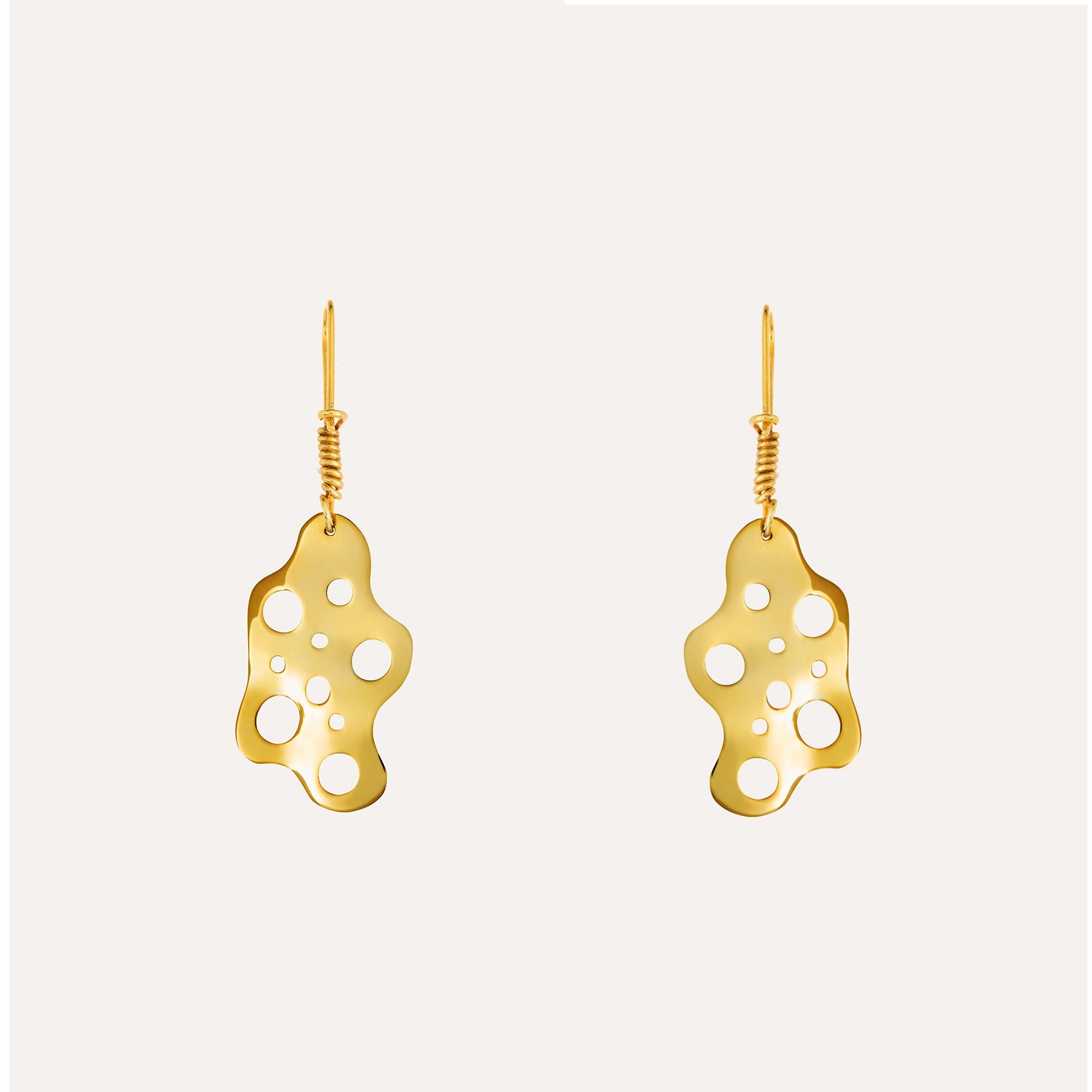 yellow 18k gold earrings for women men ladies gents gold ear rings gold hoops gold jewellery