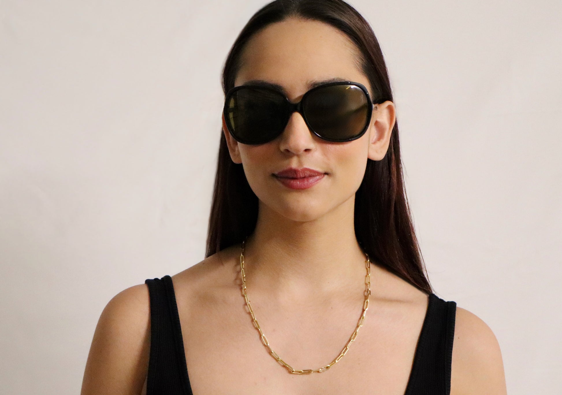 Classica Paperclip Yellow Gold Necklace